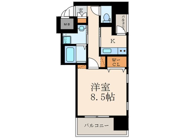 ｱｰｽｺｰﾄＹｓｼﾃｨ片野新町の物件間取画像